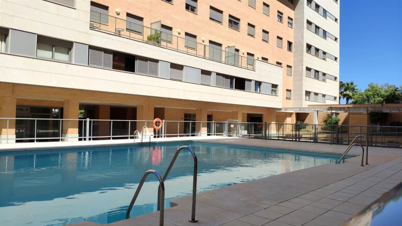 On The Beach! Frente Al Paseo Maritimo, Parking Y Piscina Lejlighed